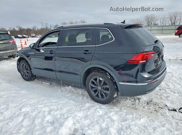3VV2B7AX6NM043979 2022 VOLKSWAGEN TIGUAN Черный Задняя левая четверть
