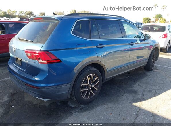 3VV3B7AX1KM100508 2019 VOLKSWAGEN TIGUAN Blue Rear right