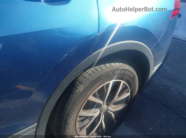 3VV3B7AX1KM100508 2019 VOLKSWAGEN TIGUAN Blue Front view