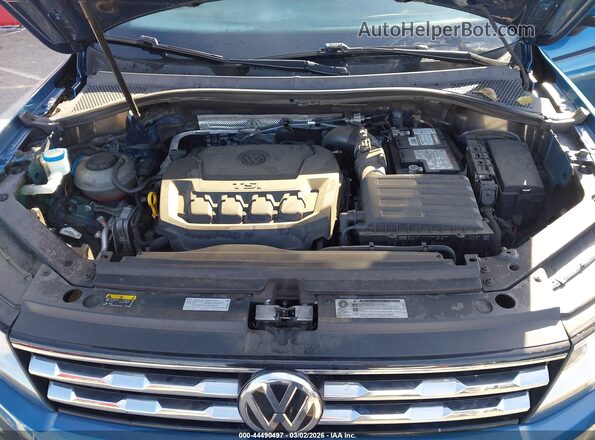 3VV3B7AX1KM100508 2019 VOLKSWAGEN TIGUAN Blue Rear view