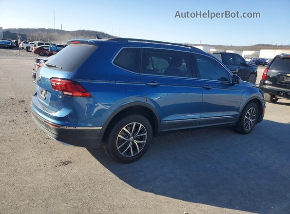 3VV3B7AX2JM188483 2018 VOLKSWAGEN TIGUAN Blue Rear right