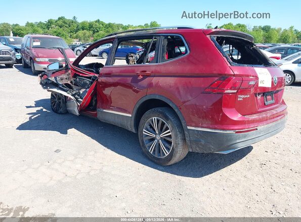 3VV3B7AX3JM022652 2018 VOLKSWAGEN TIGUAN Red Задня ліва чверть