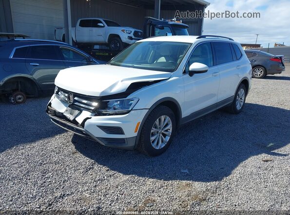 3VV3B7AX4JM219314 2018 VOLKSWAGEN TIGUAN Белый Передняя левая четверть