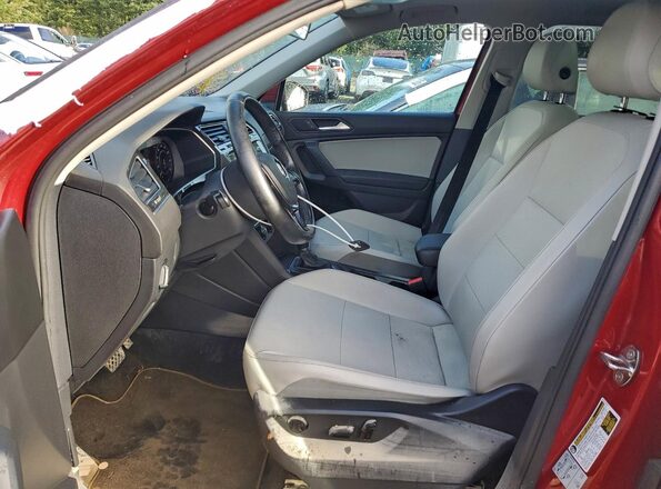 3VV3B7AX6KM041598 2019 VOLKSWAGEN TIGUAN Бордовый Вид салона спереди