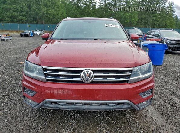 3VV3B7AX6KM041598 2019 VOLKSWAGEN TIGUAN Бордовый Вид спереди