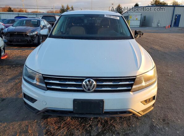 3VV3B7AX6KM106563 2019 VOLKSWAGEN TIGUAN Белый Вид спереди