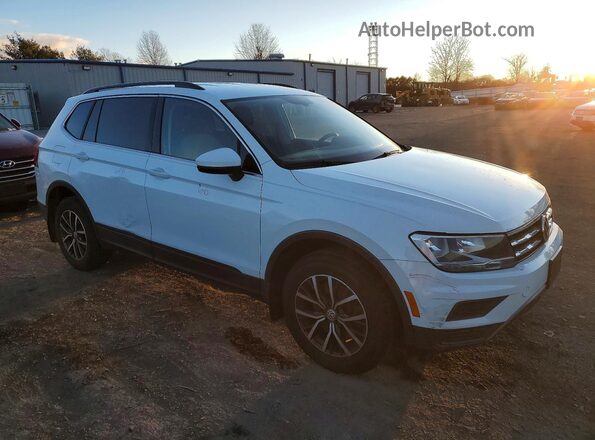 3VV3B7AX6KM106563 2019 VOLKSWAGEN TIGUAN Белый Передняя правая четверть
