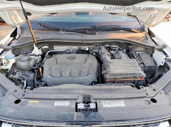 3VV3B7AX6KM106563 2019 VOLKSWAGEN TIGUAN Белый Вид подкапотного пространства