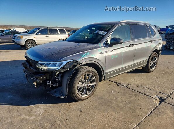 3VV3B7AXXNM058506 2022 VOLKSWAGEN TIGUAN Серый Передняя левая четверть
