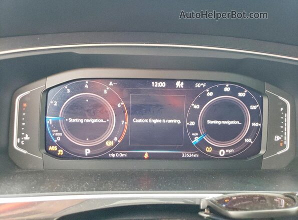3VV4B7AX0PM137853 2023 VOLKSWAGEN TIGUAN White Vista del cuadro de instrumentos