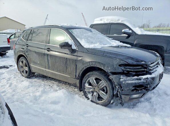 3VV4B7AX6KM141575 2019 VOLKSWAGEN TIGUAN Черный Передняя правая четверть