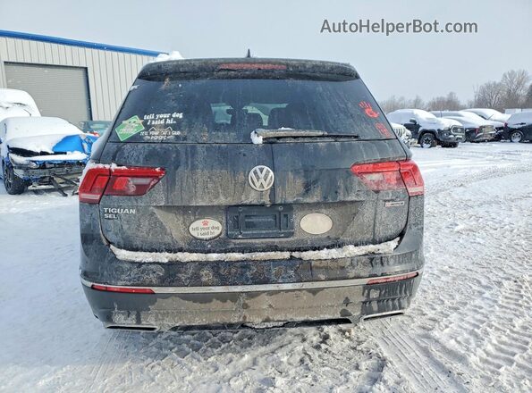 3VV4B7AX6KM141575 2019 VOLKSWAGEN TIGUAN Черный Вид сзади