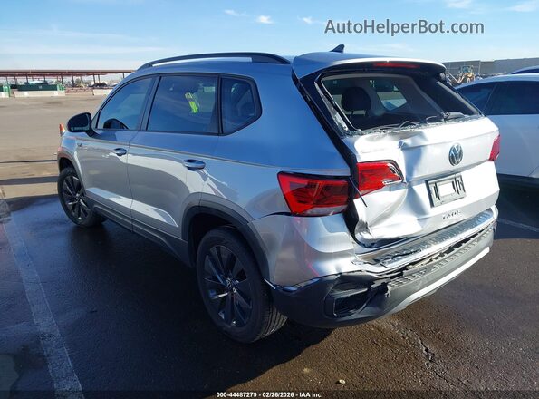 3VVCX7B24PM331284 2023 VOLKSWAGEN TAOS Серебряный Задняя левая четверть