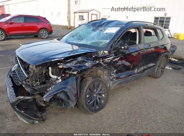3VVCX7B24PM362955 2023 VOLKSWAGEN TAOS Black Առջևի ձախ երեք քառորդ տեսարան