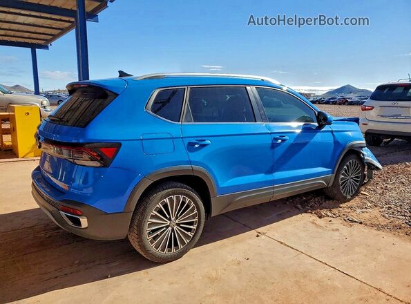 3VVEC7B26SM009470 2025 VOLKSWAGEN TAOS Синий Задняя правая четверть