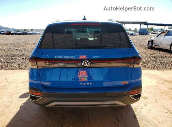 3VVEC7B26SM009470 2025 VOLKSWAGEN TAOS Синий Вид сзади