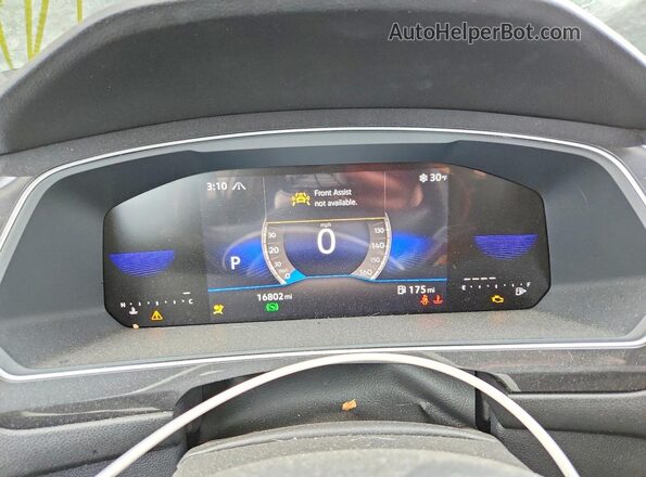 3VVFB7AX7PM114241 2023 VOLKSWAGEN TIGUAN Black Vista del cuadro de instrumentos