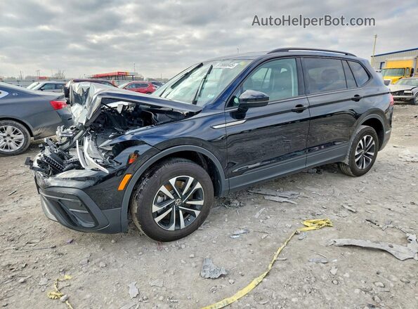 3VVFB7AX7PM114241 2023 VOLKSWAGEN TIGUAN Black Vista tres cuartos delantera izquierda