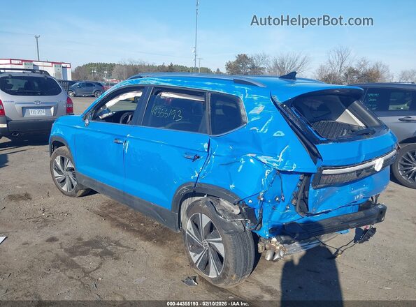 3VVVC7B28SM034130 2025 VOLKSWAGEN TAOS Синий Задняя левая четверть