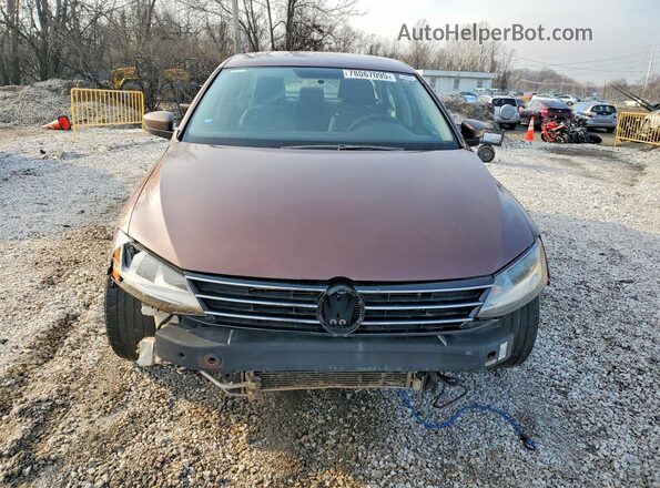 3VW2B7AJXHM409230 2017 VOLKSWAGEN JETTA Коричневый Вид спереди