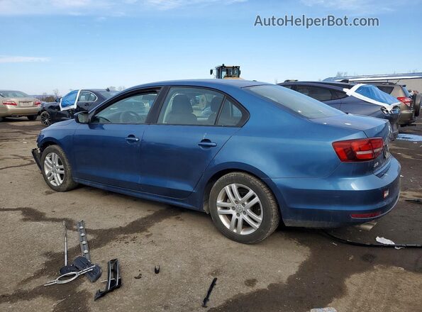 3VW2B7AJXJM232149 2018 VOLKSWAGEN JETTA Синий Задняя левая четверть