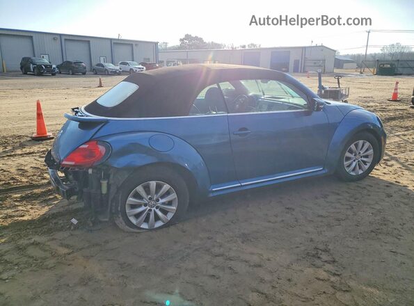 3VW5DAAT7JM515274 2018 VOLKSWAGEN BEETLE Blue Tył prawy