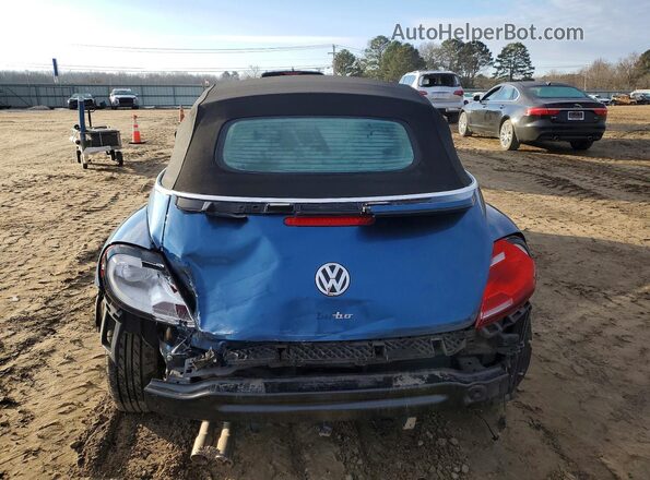 3VW5DAAT7JM515274 2018 VOLKSWAGEN BEETLE Blue Widok z tyłu