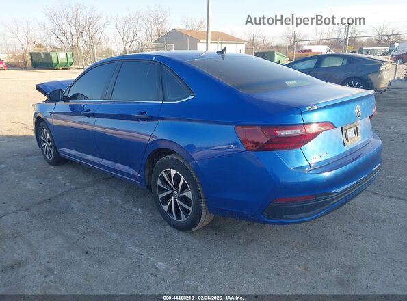 3VW5M7BU0RM003507 2024 VOLKSWAGEN JETTA Синий Задняя левая четверть
