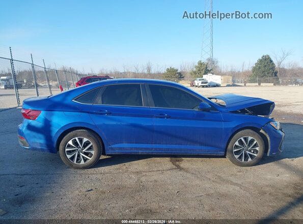 3VW5M7BU0RM003507 2024 VOLKSWAGEN JETTA Синий Вид задней части салона