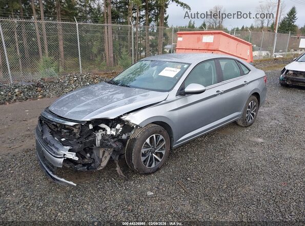 3VW5M7BU6RM091415 2024 VOLKSWAGEN JETTA Серый Передняя левая четверть