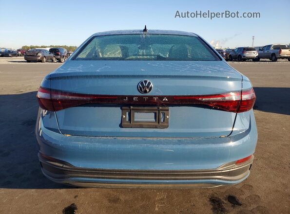 3VW5W7BU2TM015059 2026 VOLKSWAGEN JETTA Синий Вид сзади