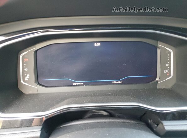 3VW6T7BU7MM046936 2021 VOLKSWAGEN JETTA Черный Вид щитка приборов