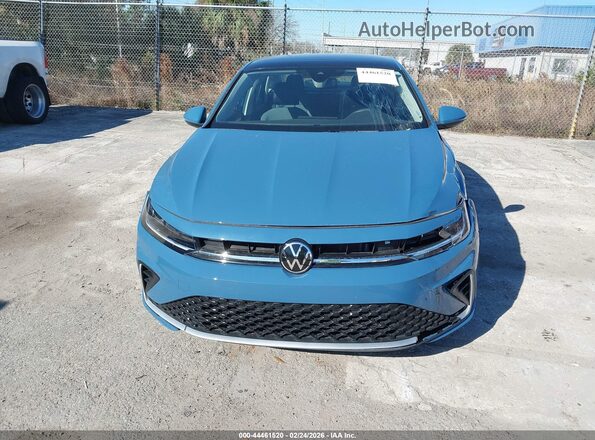 3VW7W7BU0TM026148 2026 VOLKSWAGEN JETTA Синий Вид задней части салона