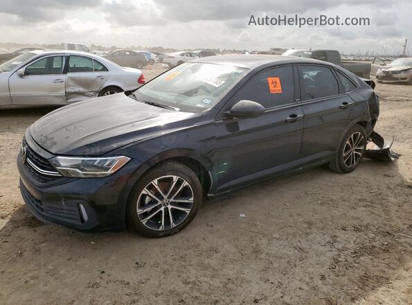 3VWAM7BU4RM088155 2024 VOLKSWAGEN JETTA Черный Передняя левая четверть