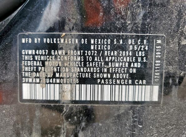 3VWAM7BU4RM088155 2024 VOLKSWAGEN JETTA Черный Вид подкапотного пространства