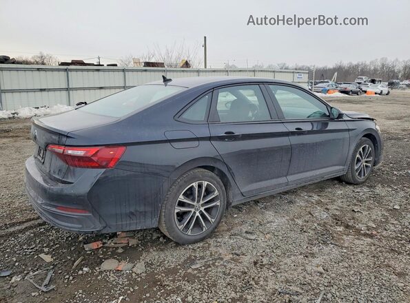 3VWAM7BU7NM018675 2022 VOLKSWAGEN JETTA Черный Задняя правая четверть