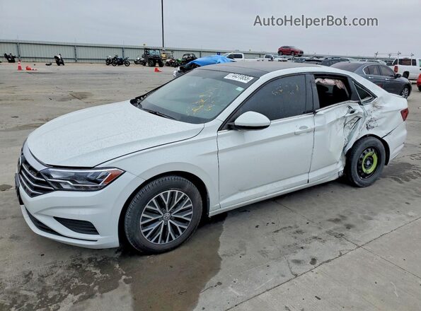 3VWC57BU0KM124712 2019 VOLKSWAGEN JETTA Белый Передняя левая четверть