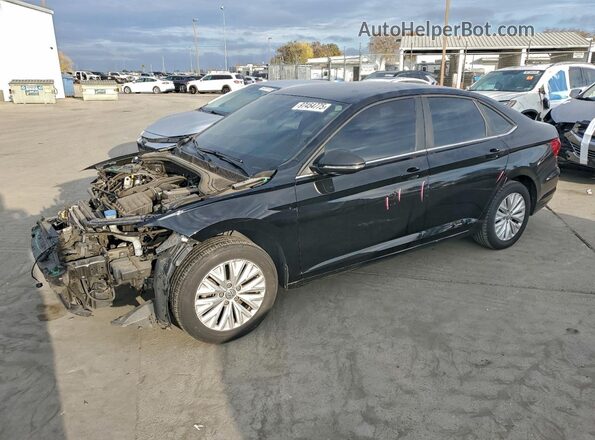 3VWC57BU0KM226544 2019 VOLKSWAGEN JETTA Black Vista tres cuartos delantera izquierda