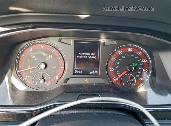 3VWC57BU4KM070458 2019 VOLKSWAGEN JETTA Gray Instrument cluster view