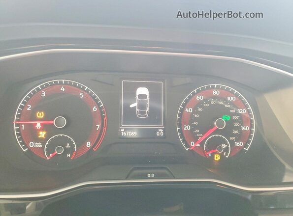 3VWC57BU4KM216616 2019 VOLKSWAGEN JETTA Угольный Вид щитка приборов