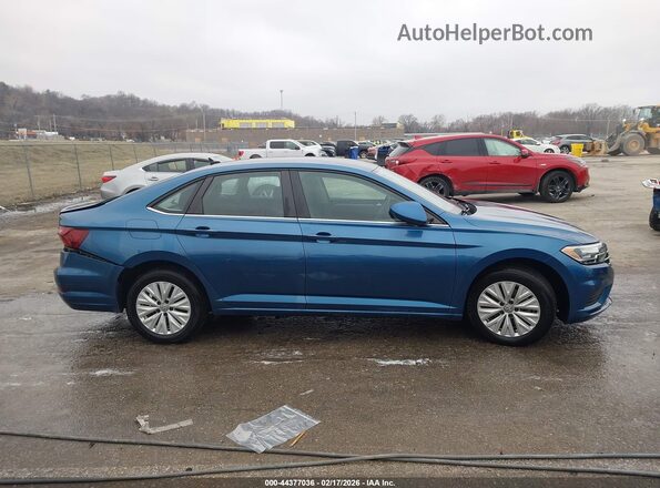 3VWC57BU5LM078358 2020 VOLKSWAGEN JETTA Blue უკანა სალონის ხედი