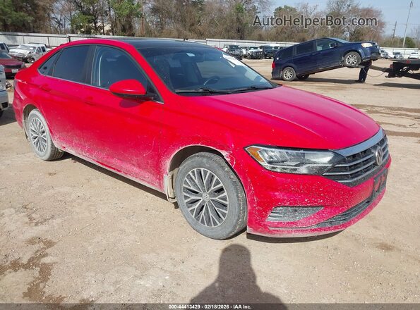 3VWC57BU8KM067014 2019 VOLKSWAGEN JETTA Красный Передняя правая четверть