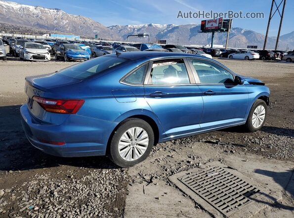 3VWC57BU8KM104322 2019 VOLKSWAGEN JETTA Blue Tył prawy