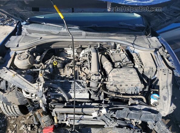 3VWC57BU8KM104322 2019 VOLKSWAGEN JETTA Blue Widok wnętrza z tyłu