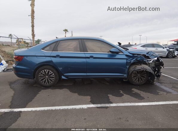 3VWC57BU9KM036015 2019 VOLKSWAGEN JETTA Синий Панорамный вид салона 360°