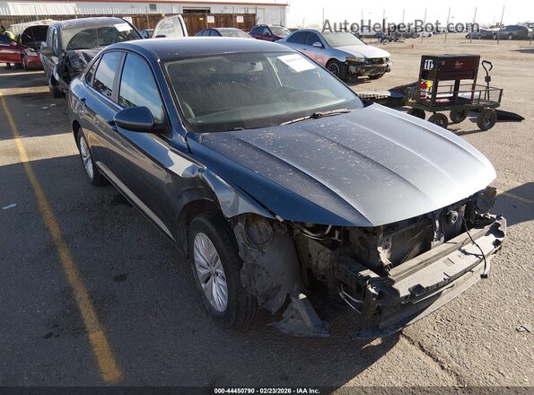 3VWC57BUXKM033897 2019 VOLKSWAGEN JETTA Серый Передняя правая четверть