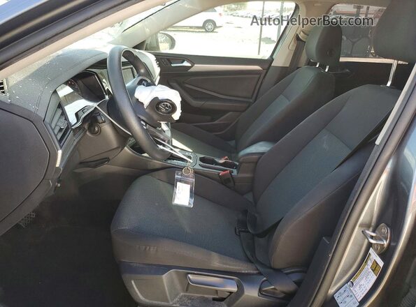 3VWCB7BU4KM133972 2019 VOLKSWAGEN JETTA Серый Вид салона спереди