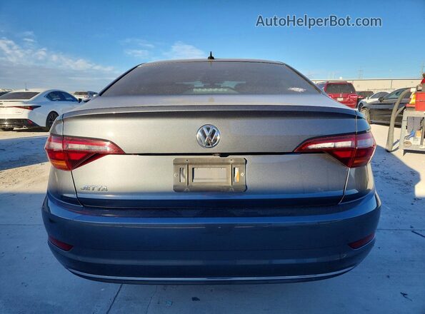 3VWCB7BU5KM158136 2019 VOLKSWAGEN JETTA Gray Вид ззаду