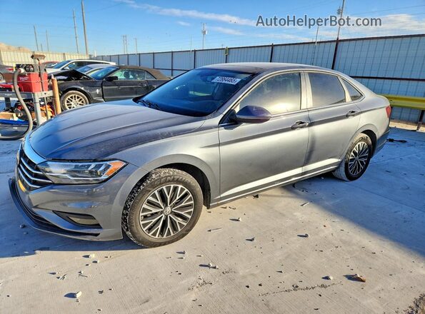 3VWCB7BU5KM158136 2019 VOLKSWAGEN JETTA Gray Передня ліва чверть