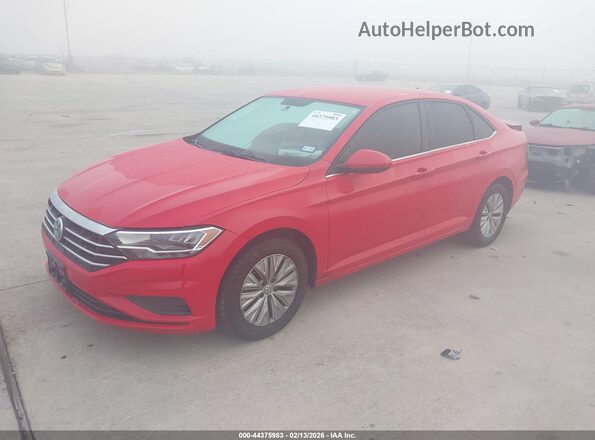 3VWCB7BU5KM180928 2019 VOLKSWAGEN JETTA Красный Передняя левая четверть